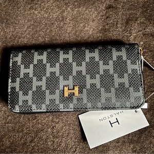 Halston Monogram Wallet